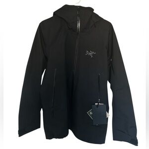 Arc'Teryx Women's Jacket Sentinel Hooded Shell Jacket Size Large  Black NWT